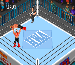 Super Fire Pro Wrestling (Japan) In game screenshot